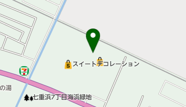 スイートデコレーション 函館上磯店の地図画像