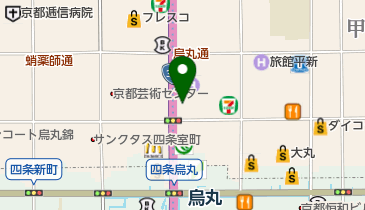 レオパレスセンター京都 株式会社レオパレス21の地図画像