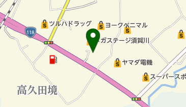 パステル 須賀川店の地図画像