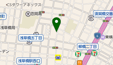 華雅苑 浅草橋本店の地図画像