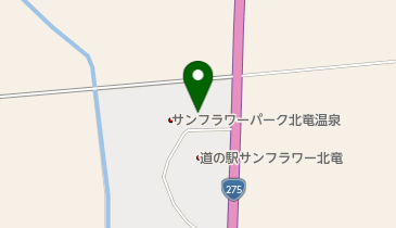 北竜町農畜産物直売所 みのりっち北竜の地図画像