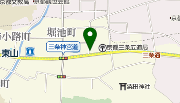 大阪屋こうじ店 三条神宮道店の地図画像