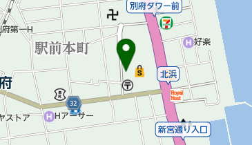 ココカラファイン トキハ別府店の地図画像