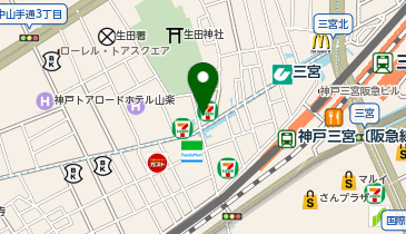 しゃぶしゃぶれたす 神戸三宮店の地図画像