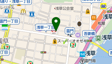 ほぐしの達人 浅草店の地図画像