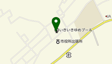 いきいきゆめプールの地図画像