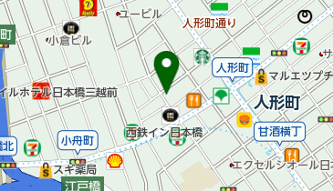 クラシクス・ザ・スモールラグジュアリ 日本橋人形町店の地図画像