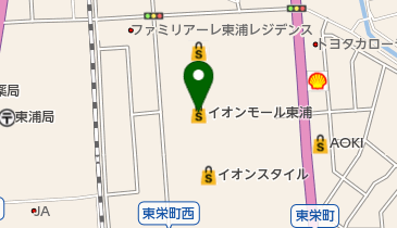 イチヨンプラス イオンモール東浦店の地図画像