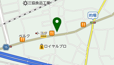 鶏笑 川越的場店の地図画像