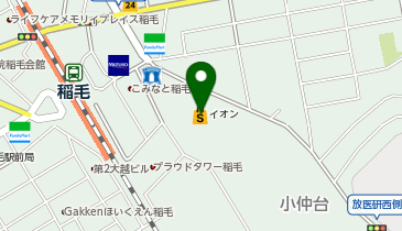 ヘアカラー専門店CASA COLOR(カーサカラー) イオン稲毛店の地図画像
