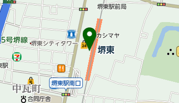 551蓬莱 南海堺東駅店の地図画像