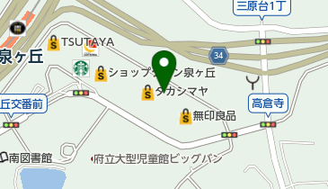 551蓬莱 泉北高島屋店の地図画像