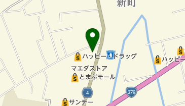 万八ラーメン 苫生店の地図画像