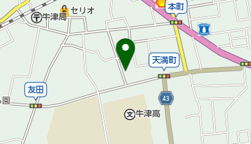 フローリストはなさとの地図画像