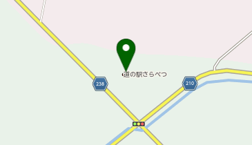 道の駅さらべつ 観光と物産の館ピポパの地図画像