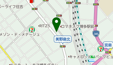 新日本住設WEST株式会社 福岡支店の地図画像