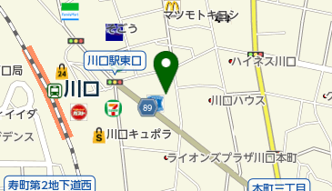 タキガワダンススクール 川口の地図画像