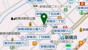 街角の年金相談センター 新横浜の地図画像