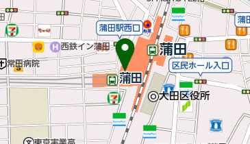 SENSE OF PLACE by URBAN RESEARCH(センス オブ プレイス バイ アーバン リサーチ) 東急プラザ蒲田店の地図画像