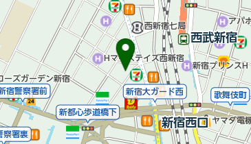 COFFEE(コーヒー)西武 西新宿店の地図画像