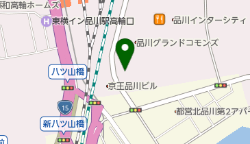 オークウッドレジデンス品川の地図画像