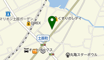 山ともうどんの地図画像