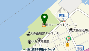 天保山アニパの地図画像