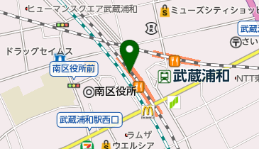 C AND R(シーアンドアール) シャンドエルブ武蔵浦和の地図画像