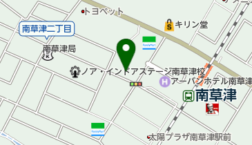 HOPPA(ホッパ)南草津駅前園の地図画像