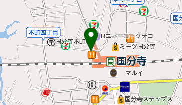 JA東京むさし 青空市の地図画像