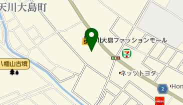 ダイソー 前橋天川大島店の地図画像