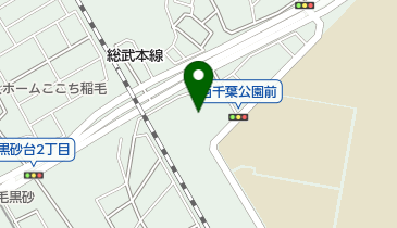 西千葉公園の地図画像