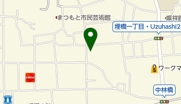 信州・石井味噌の地図画像