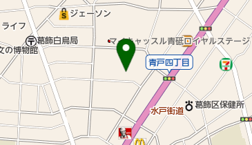 カットオンリークラブ コープ葛飾白鳥店の地図画像