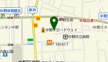 ただいま変身中の地図画像