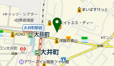 大井町 アガリコ餃子楼の地図画像