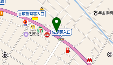 保険クリニック 香取佐原店の地図画像