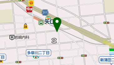 トータルライフケア蒲田の地図画像