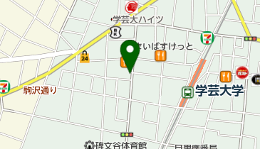 目黒ひいらぎの地図画像