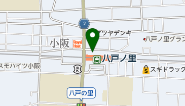 北野カレーの地図画像