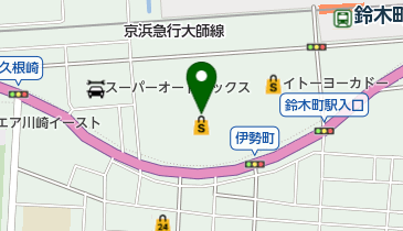 ハローパソコン教室 イトーヨーカドー川崎港町校の地図画像