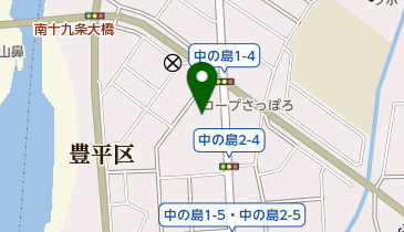 ダイソー コープさっぽろ中の島店の地図画像