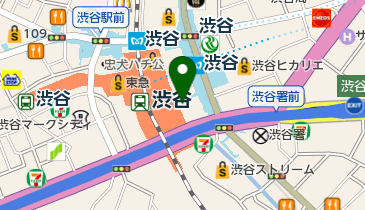 銀座甘楽 渋谷スクランブルスクエア店の地図画像