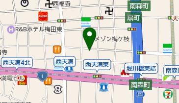 とこ D45」(大阪市北区-ライブハウス/クラブ-〒530-0047)の地図/アクセス