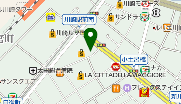 バーガーキング 川崎ゼロゲート店の地図画像