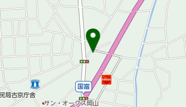 ホワイト急便 国富店の地図画像