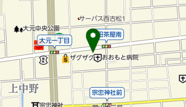 ホワイト急便 大元店の地図画像