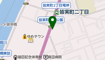 ホワイト急便 皆実町3丁目店の地図画像