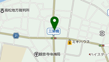 ホワイト急便 三架橋店の地図画像