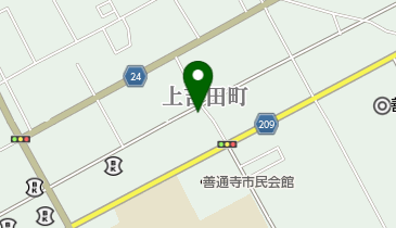 ホワイト急便 上吉田店の地図画像